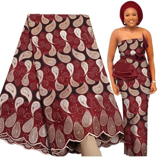 Fabricbob Latest Swiss Voile Lace In Switzerland 2021 High Quality Nigerian Party Embroidery African Lace Fabric 5 Yards