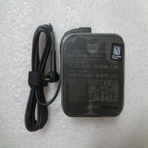 NEW Original Puryuan 19V 3.42A PA-1650-48 ADP-65GD B 65W 5.5mm*2.5mm Charger For MSI Modern 15 A11M/A11MU/A11ML Series Notebook