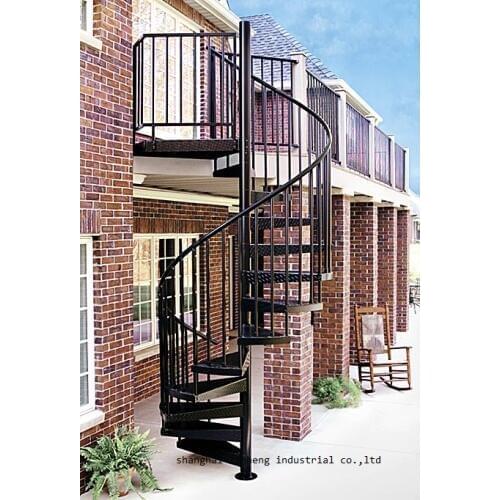 Outdoor wholesale chinese cheap spiral staircase manufacturers, stairs for small spaces