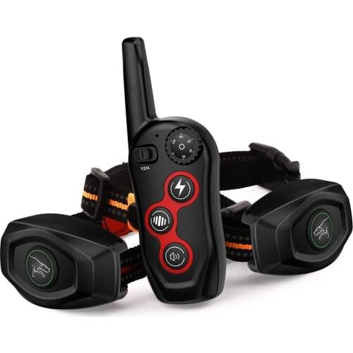 Dobe 2 in 1 Dog Training Collar - Dog bark Collar - Rechargeable Remote Dog Shock Collar w/3 Training Modes, Beep, Vibration, Sh