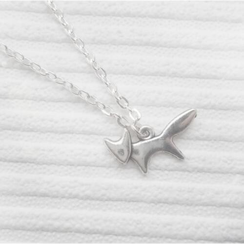 Fox necklace handmade necklace necklace fox jewellery fox charm necklace fashion jewellery charm neckless