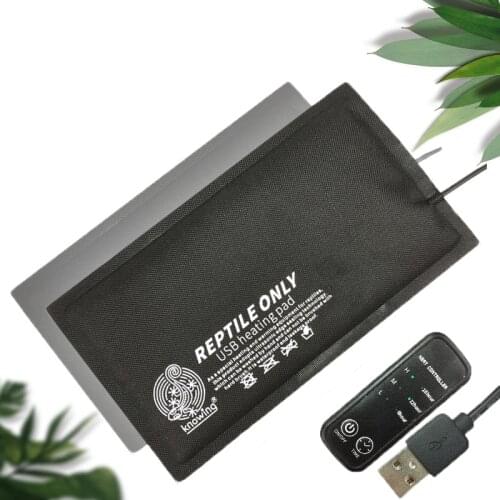 Reptile Heat Pad Adjustable Temperature Controller Reptile Brooder Incubator Mat Terrarium Heat Warm Mat