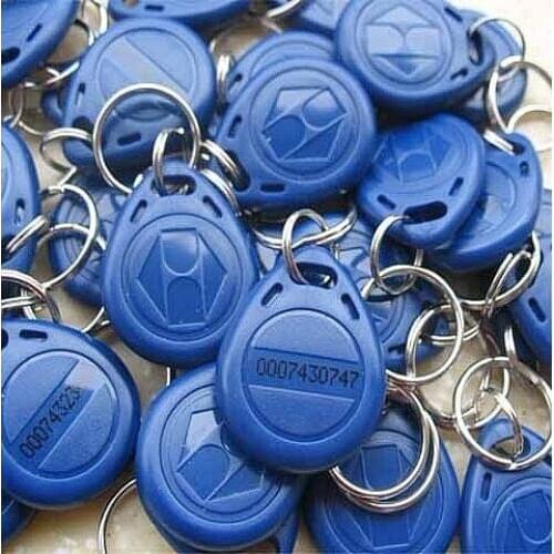 RF proximity EM card key fob 125kHz,shape card,keyfob tags +min:500pcs