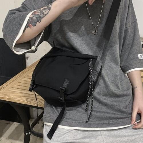 Crossbody mens tide ins Japanese Joker cross-bag students Korean leisure tooling postman small bag shoulder bag
