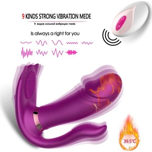 Intelligent Heating Dildo Vibrating Panties 9 Speed Wireless G spot Vibrator faloimitator sex toys Vaginal balls Women sex toys