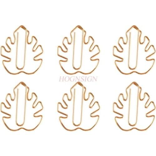 10pcs Turtle Leaf Paper Clip Shape Paper Clip Shaped Paper Clip Pin Cartoon Paper Clip