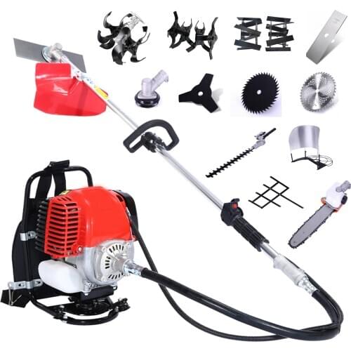 2019 Multi-function Grass cutter Earth Augers Grass Trimmer Hedge Trimmer Lawn Mower Log Splitters Agricultural harvester