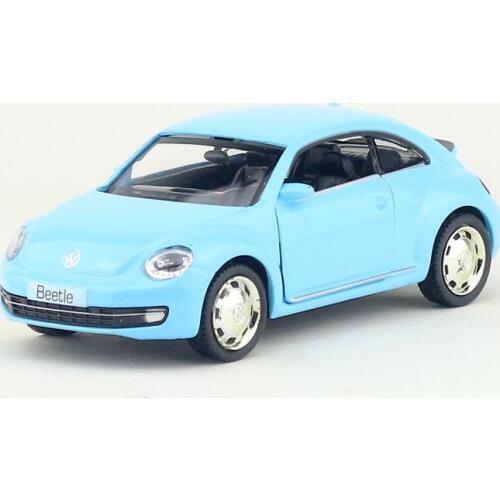 5 colors for sale: 1:36 Beetle alloy car model,simulation die-cast metal door pull back childrens toy model,free shipping