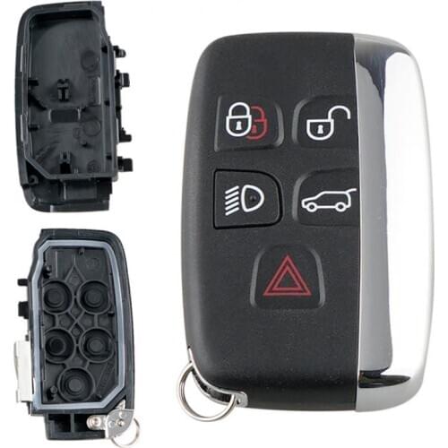 5 Buttons Smart New Car Remote Key Shell Fit for Range Rover / Land Rover Discovery 4 Sport / Freelander Evoque
