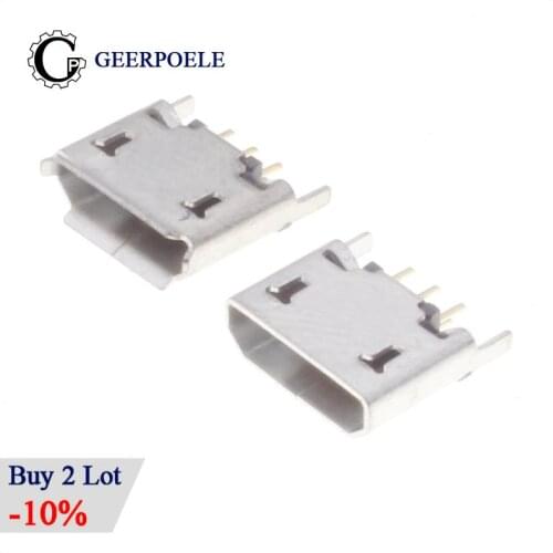 5 Pin Female Micro USB Wire Connector Jack Electrician Tools Adapter Socket Connecteur Electrique De Carga