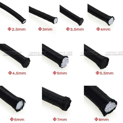 5 Meters Strong Elastic Rope Bungee Shock Cord Stretch String for DIY Jewelry Making Outdoor Project Tent Kayak Boat Backage