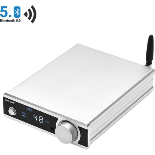 Bluetooth 5.0 QCC3003 Hifi Stereo Power Amplifier 100Wx2 TDA7498E Multi-function Headphone Amplifier Audio Amp 32bit Decoding