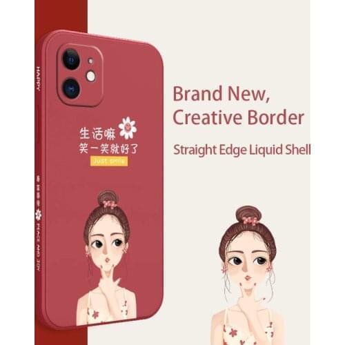 Positive Quotes Phone Case For iPhone 12 Pro Max 11 X XS XR XSMAX SE2020 8 8Plus 7 7Plus 6 6S Plus Liquid Silicone Cover