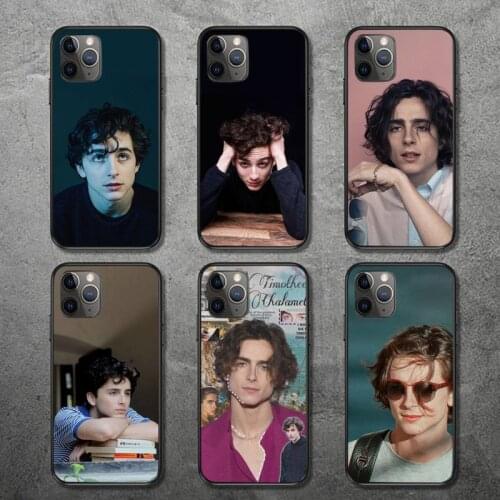 Timothee Chalamet Phone Case for iPhone 12 11 mini pro XS MAX 8 7 6 6S Plus X 5S SE 2020 XR