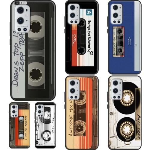 Cassette Mix Tape For OPPO Realme 6 7 8 Pro Q3 GT Neo C3 C11 C21 Case For OnePlus 9 Pro 7 8 Pro 8T 9R Nord