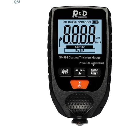 Mini Digital Thickness Gauge with LCD Display Paint Thickness Gauge Tester Tool Instruments for Car 13MF