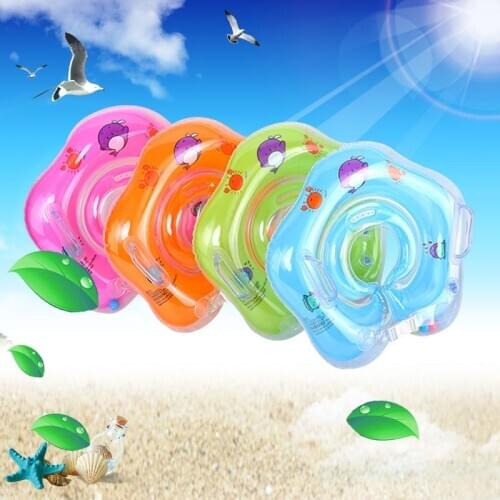 Swimming Baby Accessories Inflatable Neck Ring Tube Safety Infant Float Circle for Bathing Swim Rings lifebuoy wholesale