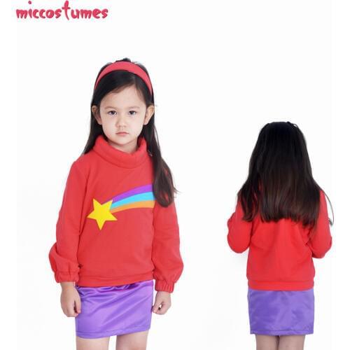 Child Mabel Costume Clothes for Girls Halloween Kids Cosplay