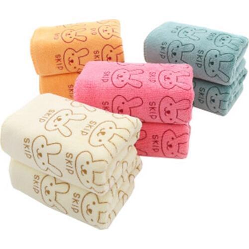Baby Kid Children Towel 25*50cm Face Microfiber Absorbent Drying Bath Beach Towel Washcloth Swimwear Baby Towel Cotton Kid Towel
