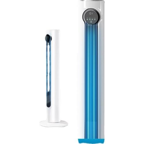 TT Electric Fan Bladeless Fans Floor Fan Household Tower Fan Air Conditioner Remote Control Vertical Mute Electric Max Airflow