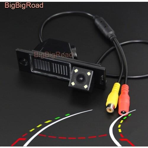 BigBigRoad For Hyundai ix35 ix 35 Tucson MK2 2009 -2016 Car Intelligent Dynamic Trajectory Tracks Rear View CCD Backup Camera