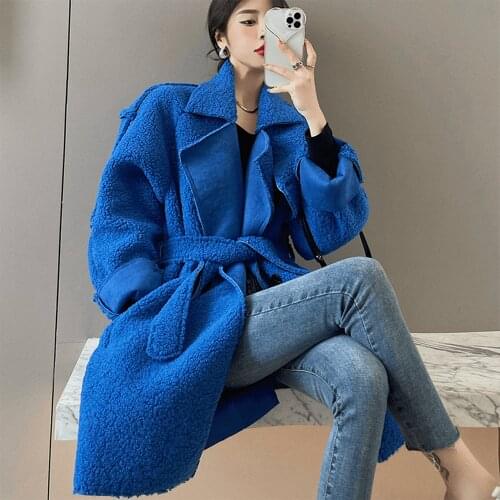 LAJWMPLXLS Women's Coats With Fur