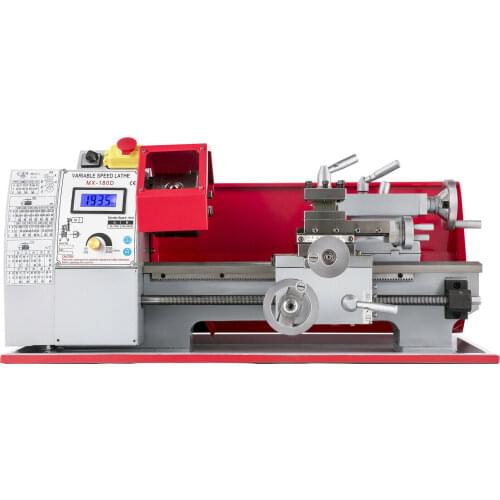 Mini Metal Turning Lathe Machine 600W 3-Jaw Chuck & Spindle Bore Motorized Metalworking DIY Wood Tool Universal 600W 220V