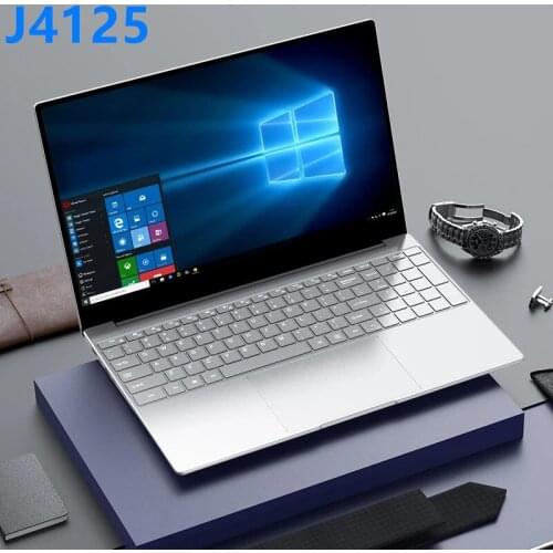Free ship Intel Celeron J4125 15.6 inch Windows 10 Pro 1920*1080 Laptop DDR4 12GB RAM 128GB/256GB/512GB/1TB HDMI Notebook