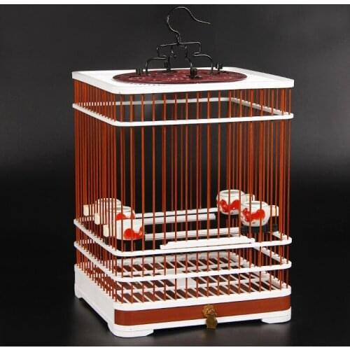 New model steel shellfish cage embroidery dianchin jade yellow bird accessories bath cage spring drawer