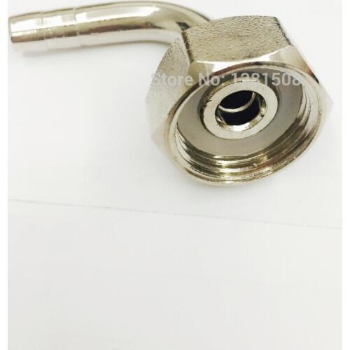 New homebrew keggingDraft Beer Tail Piece Elbow Beer Nut & Gasket for Shank free shipping
