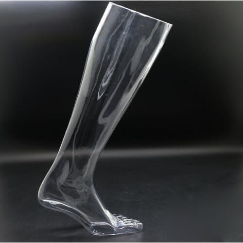 New Style Fashionable Transparent Mannequin Foot Manikin Foot Maniqui Factory Direct Sell