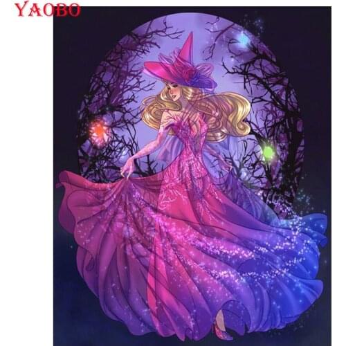 Full Square/Round 5D Diy Diamond Painting Cross Stitch "Cartoon Princess" 3D Embroidery Diamond Mosaic Crafts Home Decor