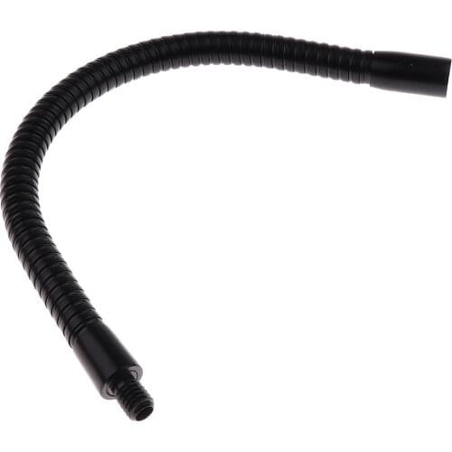 Adjustable Microphone Gooseneck MIC Neck Mic Parts Iron Black 30cm
