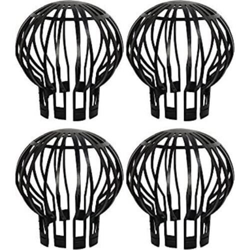 4PCS Gutter Guard Downspouts Filter Strainer Preventing Leaf Debris Branches Roof Moss From Clogging the Pipes