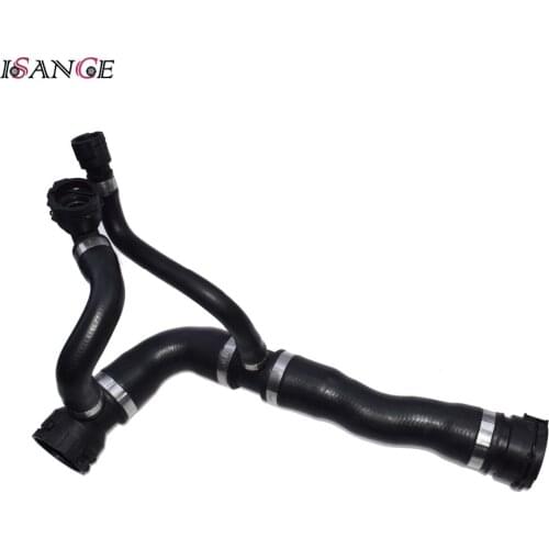 ISANCE Upper Coolant Radiator Pipe Hose For BMW E60 M54 520i 525i & 530i 2.5L 3.0L OEM# 17127519255 , 17 12 7 519 255