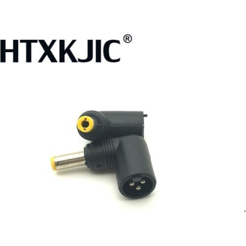 5.5 x 2.5 mm male DC Power Connector Adapter Laptop 5.5*2.5 to 3pin 3hole 90 Degrees Plugs DC jack For Notebook Computer 16VM2