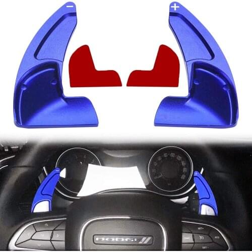 Aluminum Steering Wheel Shift Paddle Extension Extension Cover For Jeep Grand Cherokee 2014-2020 Dodge Challenger Charger Durang