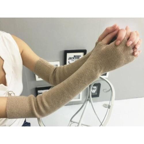 Womens warm adult winter Acrylic Arm sleeve