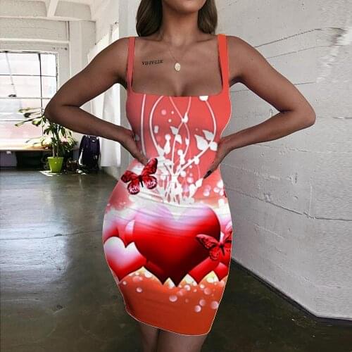 KYKU Brand Love Dresses Women Flowers 3d Print Butterfly Vestido Sexy Romantic Bodycon Dress Womens Clothing Mini Evening New
