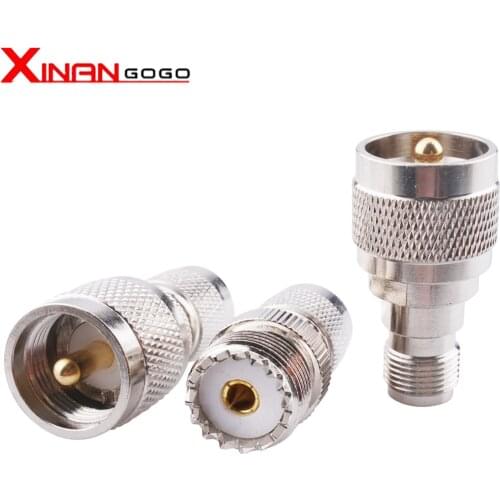 1pce Adapter Connector TNC to UHF SO239 PL259 RF Coaxial Kits Cover Test Coverter