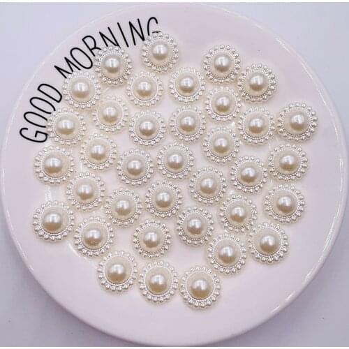 100Pcs Multi Style Pearl Star Love bowknot Flatback Scrapbooking For Beads For Jewelry Making Craft Pearls Clothing Accessories