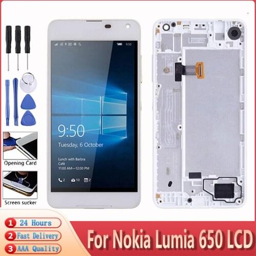 5.0" For Microsoft Lumia 650 LCD RM-1152 RM-1154 RM-1109 RM-1113 Display Touch Screen Digitizer Replacement For Nokia 650 AMOLED