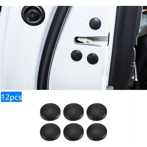 12pcs Car Door Lock Screw Protector Cover For OPEL Astra H G J Insignia Mokka Zafira Corsa Vectra C D Antara