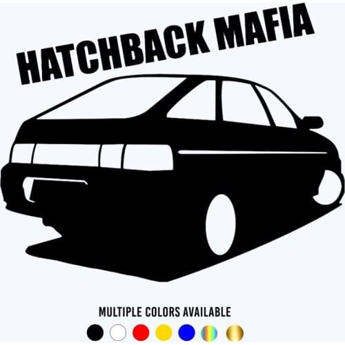 CK2186#20*16cm hatchback mafia 2112 funny car sticker vinyl decal silver/black car auto stickers for car bumper window car decor