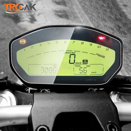 For DUCATI MONSTER 797/821/1200 Cluster Scratch Protection Instrument Speedometer Film Screen Protector Sticker