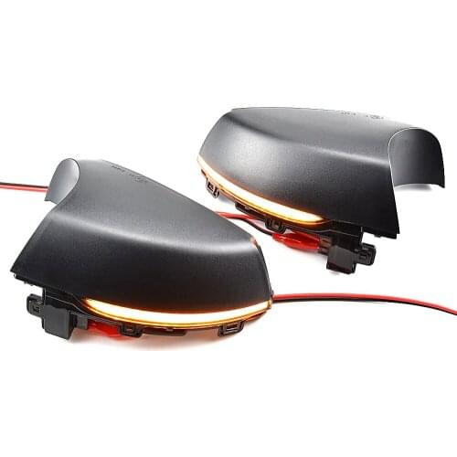 For Volkswagen VW Polo MK5 6R 6C 2009 -2017 Dynamic Turn Signal LED Side Rearview Mirror Indicator Blinker Repeater Light