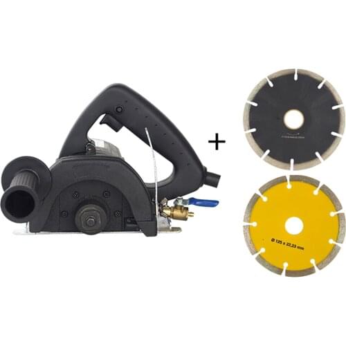 220V Electric Water Injection Stone Polishing Machine Cement Floor Marble Arc/Straight Line Cutting Machine Stone Polisher 1200W