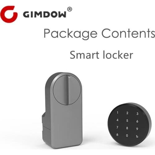 GIMDOW Smart Door Password Electric Safe Hotel Bluetooth Apartment Security Digital Locker for Tuya smart lock