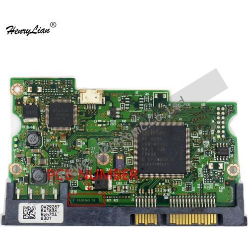 HDD PCB FOR /HDD PCB NUMBER: F 0A30363 01 MAIN CONTROLLER IC: 0A29286 S-ATA / STICKERS:0A29287