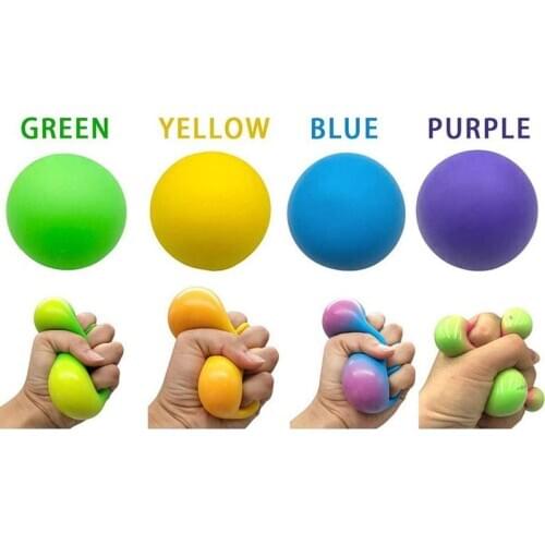 6CM Infinite Squeeze Ball Kawaii Fidget Toys Antistress For Hands Globbles Dekoration Toys For Girls Discolored Stress Balls Aut